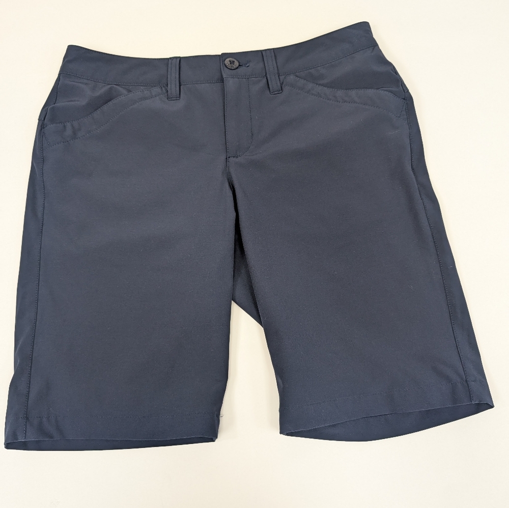 Eddie Bauer 10 Inch Bermuda Shorts Navy Blue Size 2 [150]